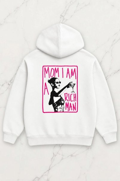 Gofeel Rich Man Oversized Hooded Sweatshirt