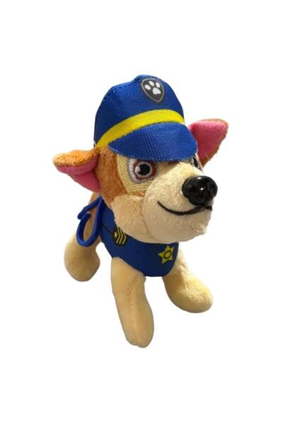 PATROL Figurină de pluș lăbuță, albastră, 17 cm, cu breloc