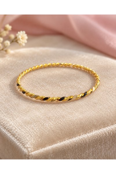 Sarezza Gold Altın İkili Burma Çocuk Bileziği (8K) – Hediyelik 2,85-2,95 gr