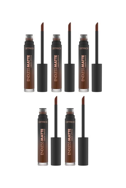 Catrice 5x ΣΥΣΚΕΥΑΣΙΑ ΥΓΡΟΥ ΚΡΑΜΒΗΣ ΜΑΤ, 100 Coffee Date? Endless Matte, 4,5 ml,