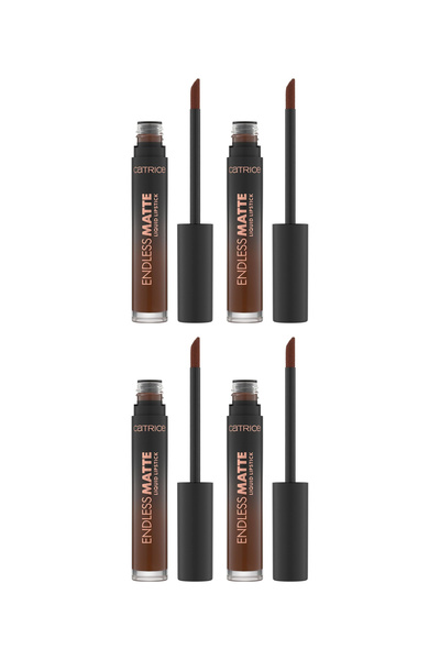 Catrice 4x PACK Ruj lichid mat, 100 Coffee Date? Endless Matte, 4.5 ml,