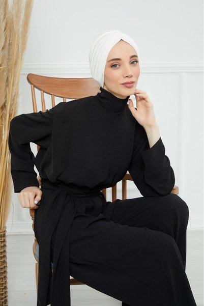 HIJAB VIP Cotton Turban - White