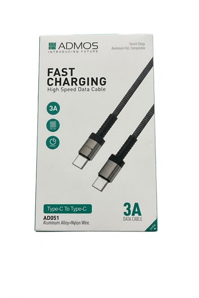 ADMOS Type-C to Type-C 3A Fast Charging Cable