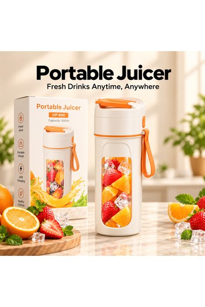 LANNO KINGLINE Portable Blender, 500ml USB-C Rechargeable Personal Blender, M...