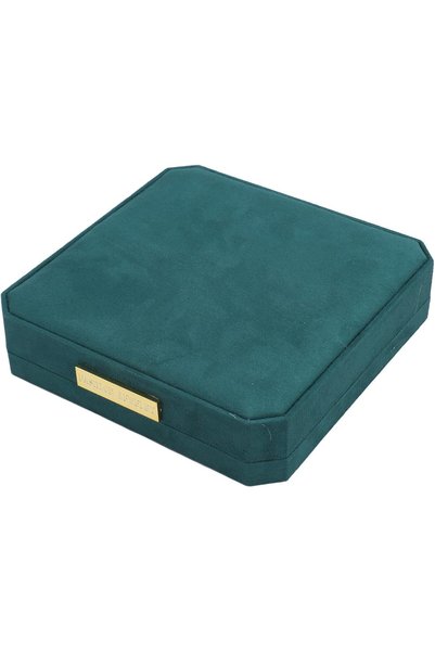 GENERAL Jewelry Box Velvet Travel Case for Necklace Earring Set