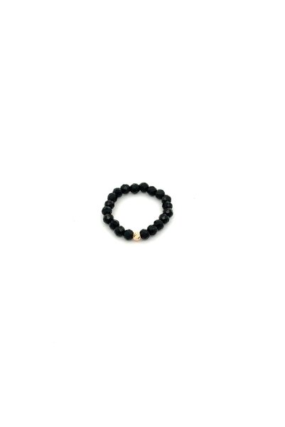 Ermara Jewelry Пръстен със сферичен елемент от 14-каратово злато и шпинел