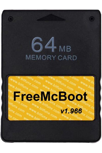 LinJie PS2 Memory Card - 64GB,Free McBoot v1.966,Plug and Play,for PS2 Games ...