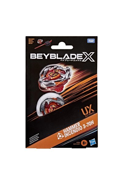 Hasbro Beyblade X Let It Rip Set Lansator Si Roata Hammer Incendio 3-70H