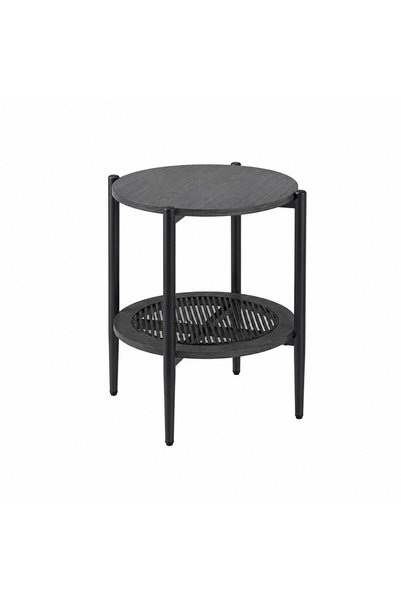 Generic Single Wooden Service Table C178S Dark Grey4545