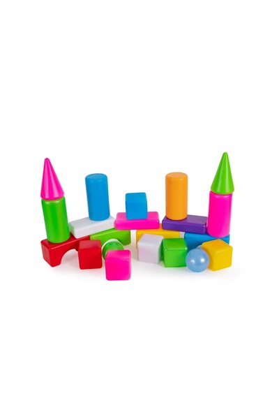 Hashtag Toys Set de construcție Orașul Colorat 1