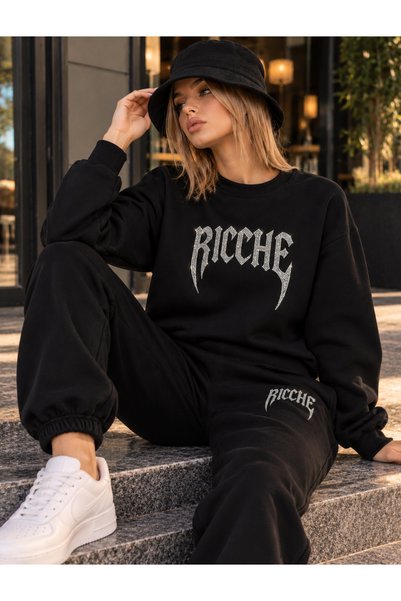 JAWÜ FASHION Ricche Brushed Inside Chardonnay Sweet - Premium Sweatsuit SET