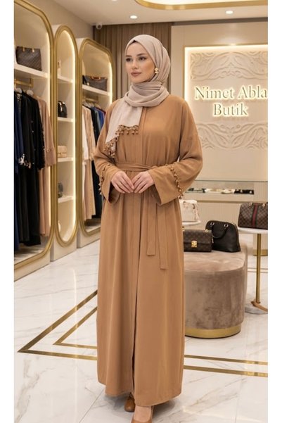 Nimet Abla Butik عباية مطرزة يدويًا