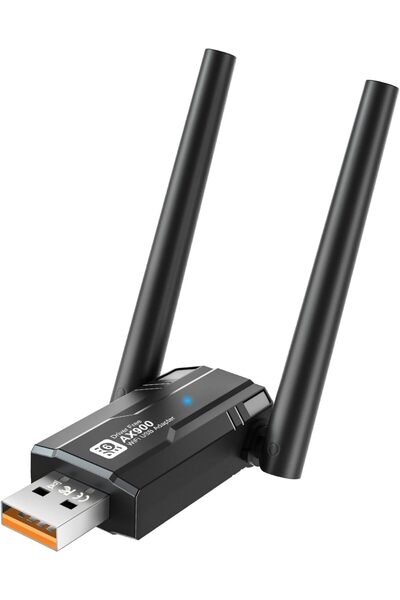 KASTWAVE Wireless USB WiFi Adapter for PC, USB WiFi 6 Adapter Bluetooth 5.4, ...