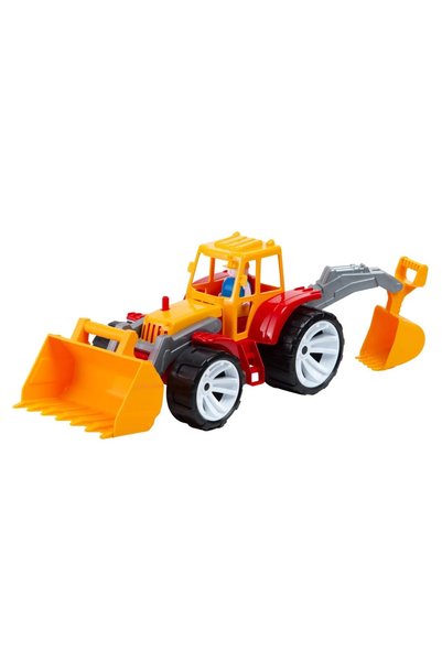 Hashtag Toys Tractor Bams 2 Cu 2 Cupe Portocaliu Rosu
