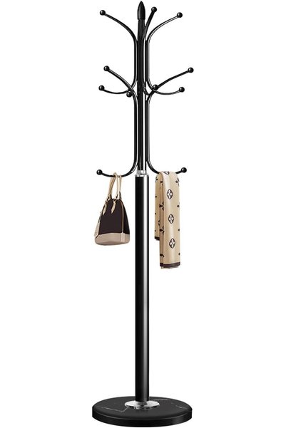 Generic Metal Coat Rack Stand with Natural Marble Base, Coat Rack Freestandin...