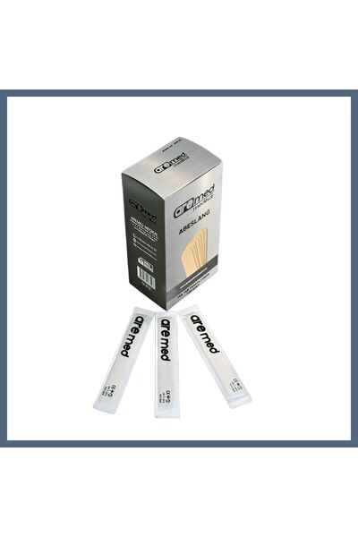Bezos Non-Sterile Abeslang, 2 Packs of 100, Individually Packaged, Wooden Ton...