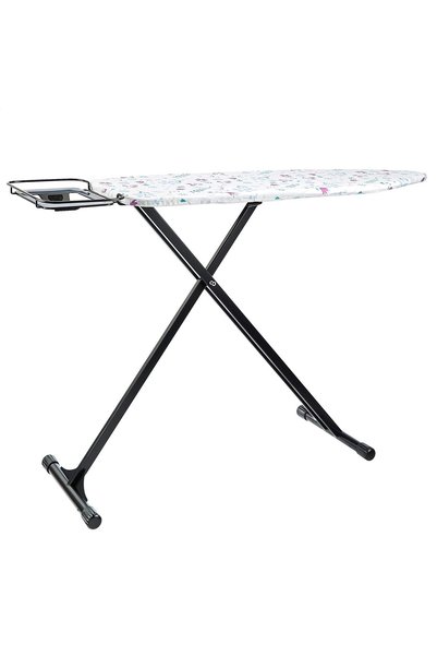 Amazon basics Ironing Board with H-Shaped Iron Rest, Medium, 122 x 38 cm - Bl...