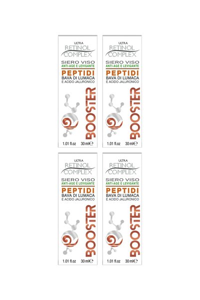 Retinol Complex 4x PACK Peptide & Snail Secretion Booster Serum - 30 ml