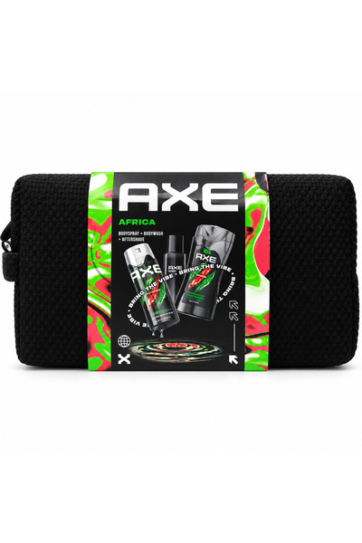 Axe Set cadou pentru îngrijire și ras Africa, 100 ml + 150 ml + 250 ml