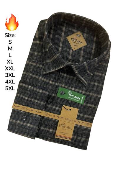 Aycan Fourmen 100% COTTON, RELAXED-FIT FLANNEL SHIRT