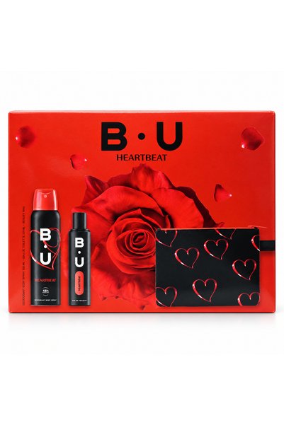 B.U. Set cadou pentru parfumare Heart Beat, 50 ml + 150 ml