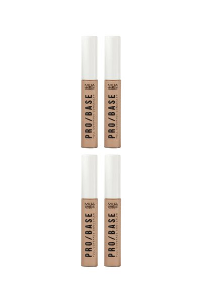 MUA Makeup Academy 4x PACK PRO BASE Full Coverage Concealer – 160