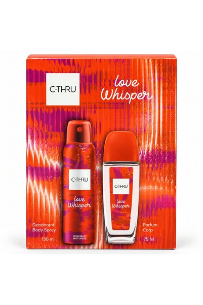 C-THRU Set cadou pentru îngrijire Love Whisper, 75 ml + 150 ml
