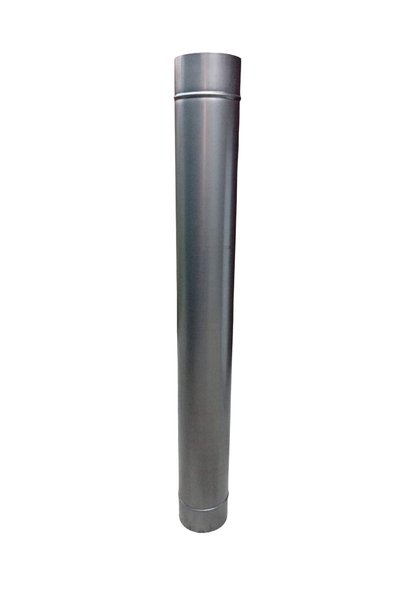 Vacami Burlan sobă Ø120 mm, lungime 1 m, tablă decapată LBR 0,4 mm