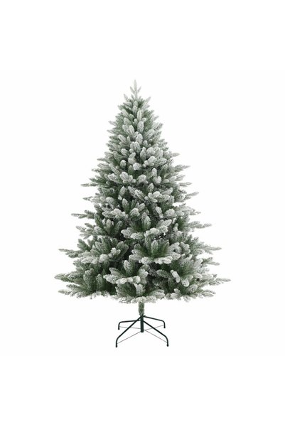 OEM Brad Artificial de Craciun cu Aspect de Zapada si Ramuri Inghetate, 210 c...