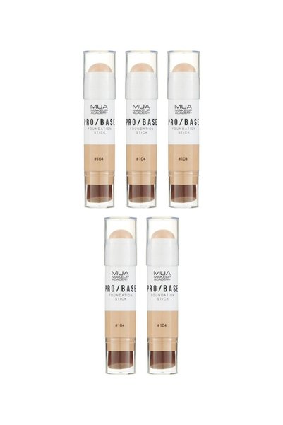 MUA Makeup Academy 5x PACK Pro Base Foundation Stick – 104