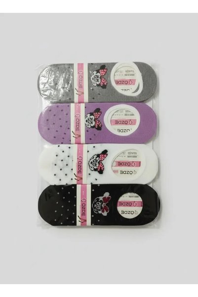 EfemİcGiyim Patterned Ballet Flats, 4 Pairs