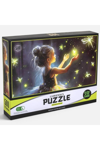 Belora Puzzle Glow in the Dark Fata cu Licurici (500 Piese)