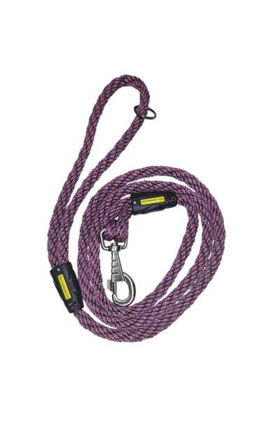 moonparacord حبل للمشي مع الكلاب، مصنوع من الفولاذ المقاوم للصدأ، طوله 120 سم.