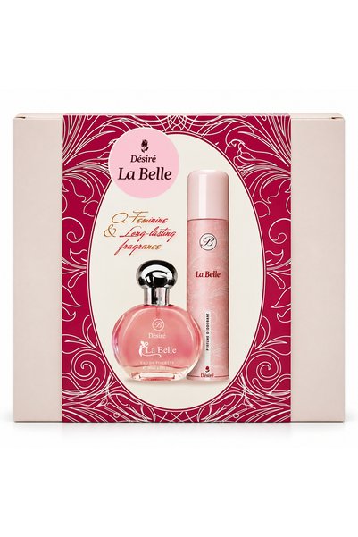 Desire Set cadou pentru parfumare Désiré La Belle, 75 ml + 30 ml
