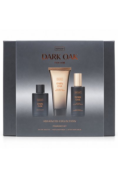 SENCE Set cadou pentru parfumare Men Dark Oak, 50 ml + 150 ml + 100 ml