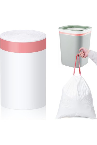 GENERAL MakMeFre 8gal Drawstring Tall Trash Bags 100ct 50x60cm Scented Heavy ...