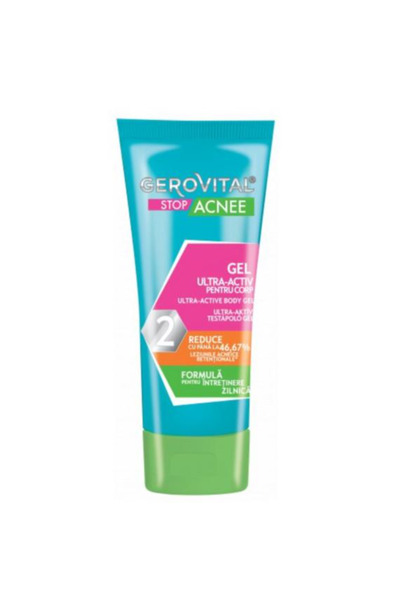 GEROVITAL Gel Ultra-Activ pentru Corp - Stop Acnee, 50 ml