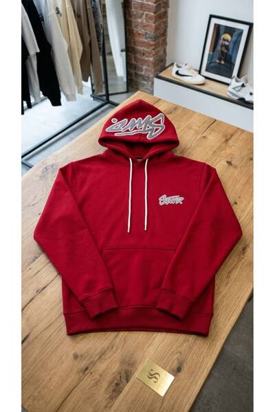 JANTIL MODA Unisex Oversized Hooded Printed Three-Ply Sweatshirt - Street Style