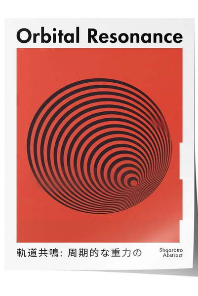 Postifull Poster fără ramă „Orbital Resonance” nr. 180272