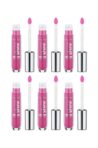 Essence 6x PACK Extreme Shine volume lip gloss #21 – Pretty In Pink, 5 ml