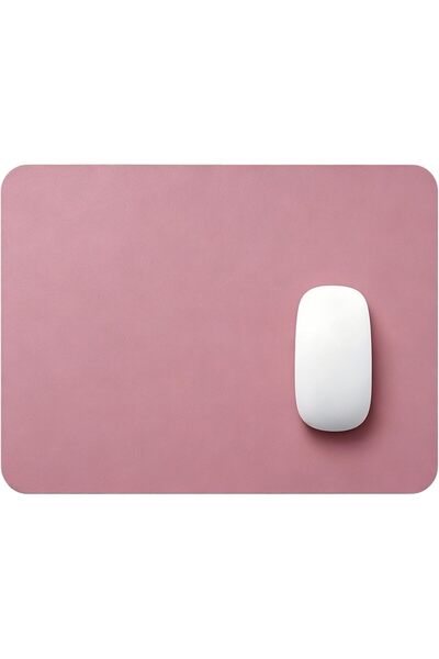 Generic لوحة ماوس جلدية مزدوجة الجوانب، مقاومة للماء وغير قابلة للانزلاق (ورد...