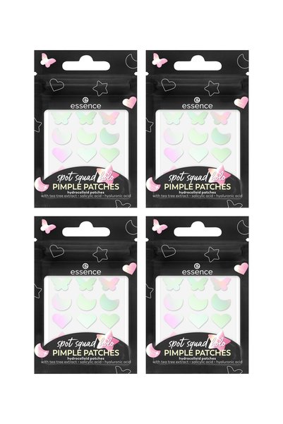 Essence 4x PACK Acne Patches, 10 Starlight Vibes, Spot Squad, 24 pieces,