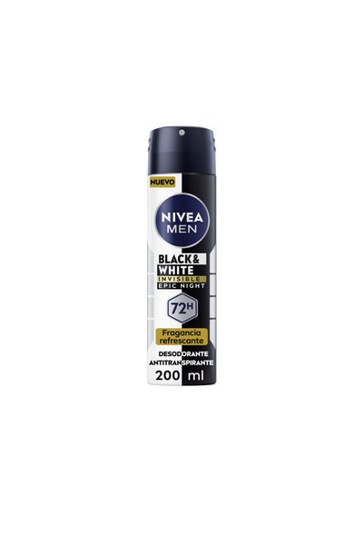 NIVEA Herren Schwarz & Weiß Invisible Epic Night Spray 200 ml