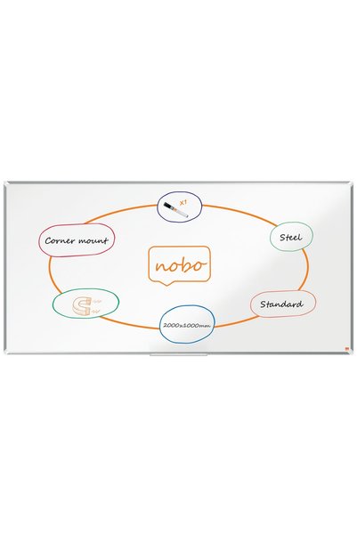 Nobo Tablă magnetică din oțel lăcuit 200 x 100 cm Premium Plus