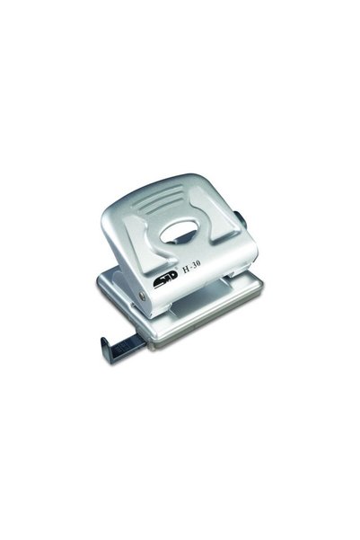 Noki Metal Hole Punch 30 Sheets Model H30 Silver