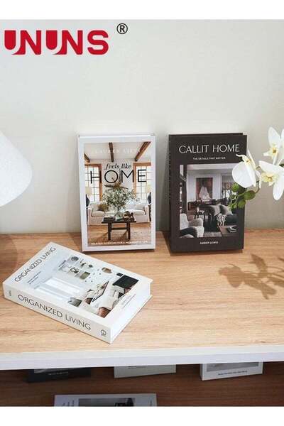 UNUNS 5 Pcs Decorative Books,Fake Books For Home Decor,Aesthetic Books For Ro...