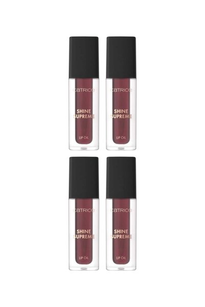 Catrice 4x PACK Shine Supreme Lip Oil, 040 Cherry Lush, Catrice, 4 ml