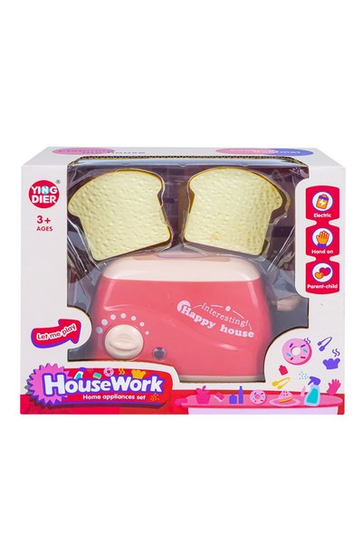 OEM Играчка тостер с 2 филийки хляб