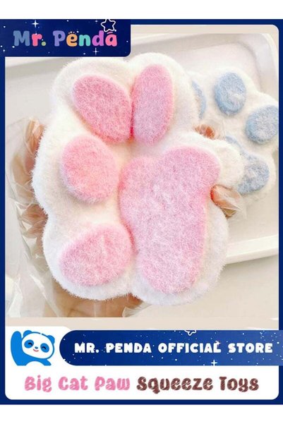 Mr. Penda قطعتان من ألعاب الضغط على شكل مخلب قطة، ألعاب حسية لطيفة على شكل مخ...