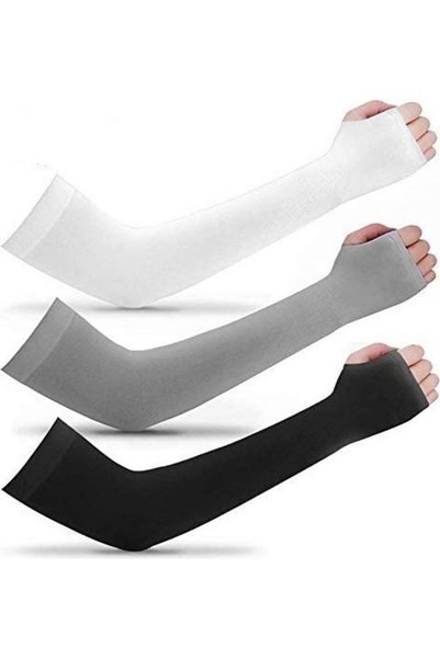 Generic 3-Pair UV Sun Protection Compression Arm Sleeves 15inch 15inch